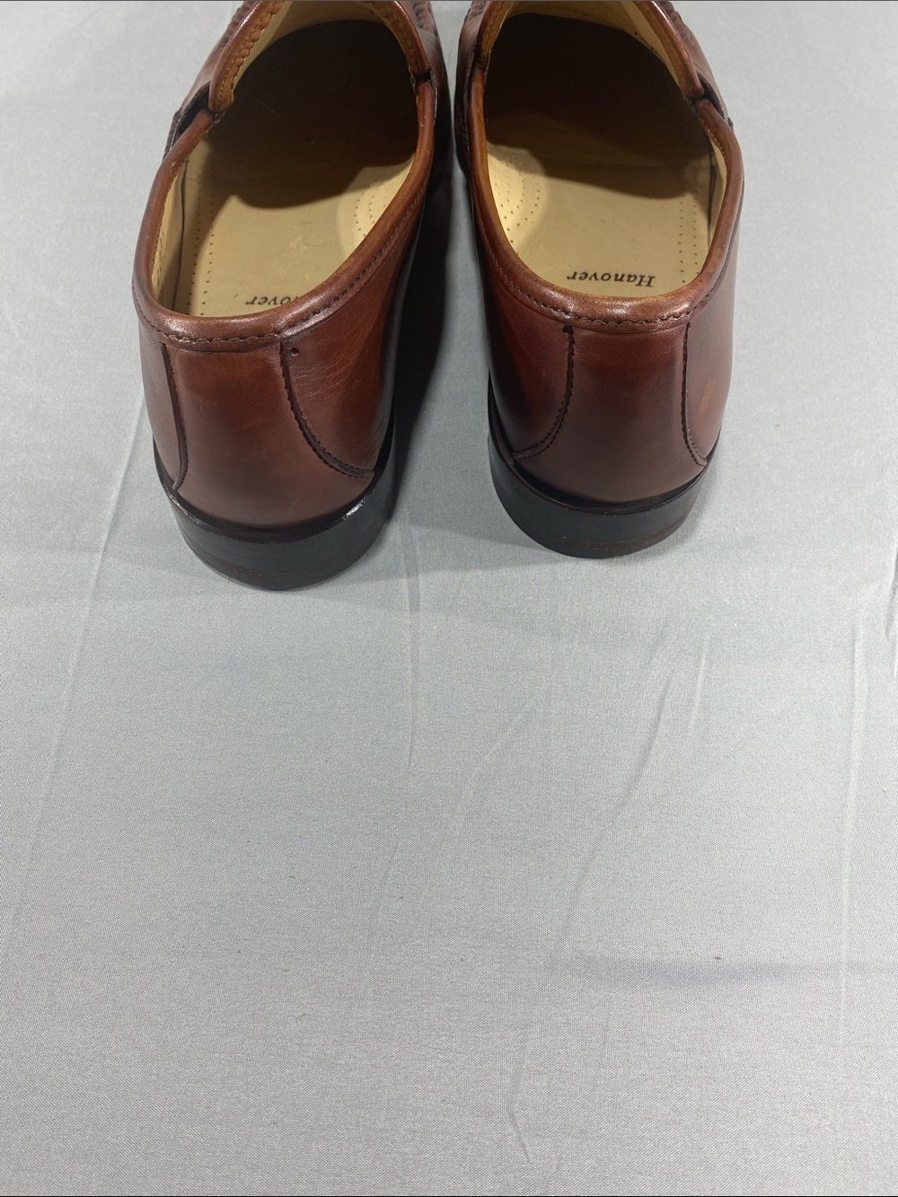 Allen Edmonds Hanover Penny Loafers in Chestnut Brown - Picture 4 of 6